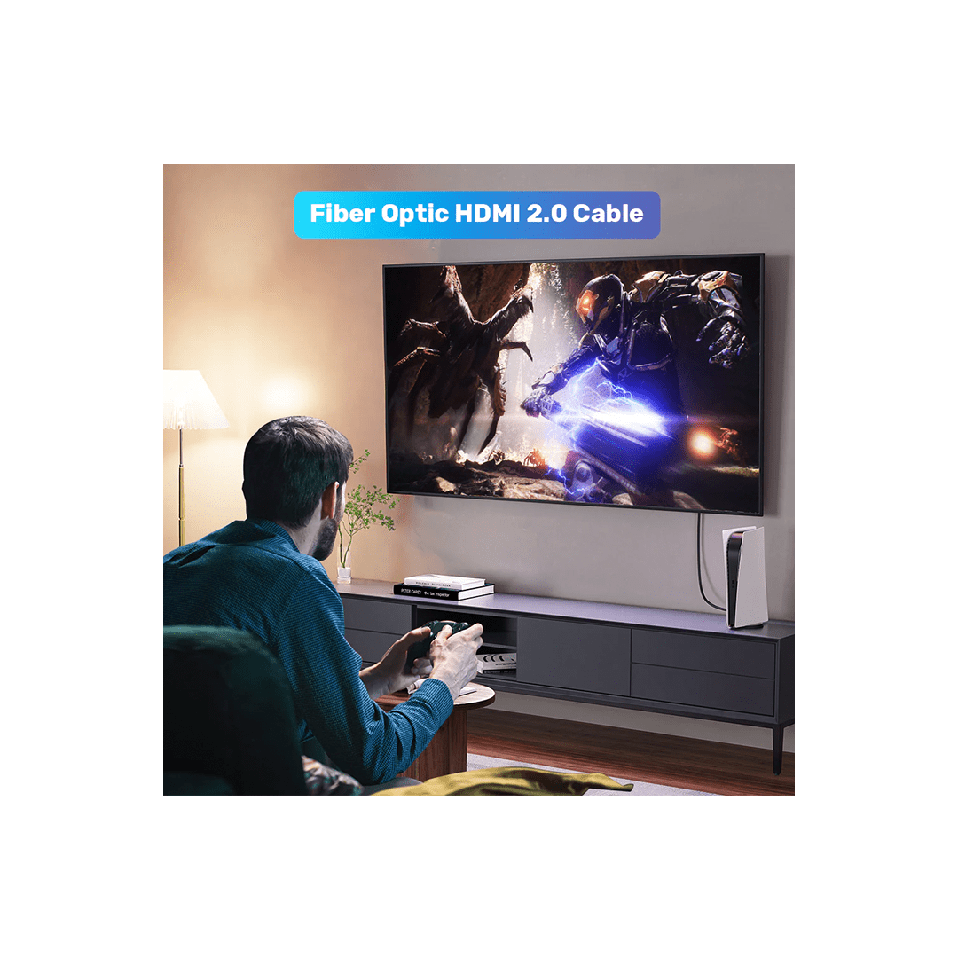 Unitek 4K 60Hz HDMI 2.0 Fiber Optic Cable 30M in Qatar Unitek 4K 60Hz HDMI 2.0 Fiber Optic Cable 30M in Qatar
